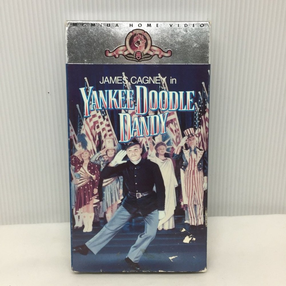 VHS Yankee Doodle Dandy James Cagney Song Dance Musical Broadway Patriotism MGM